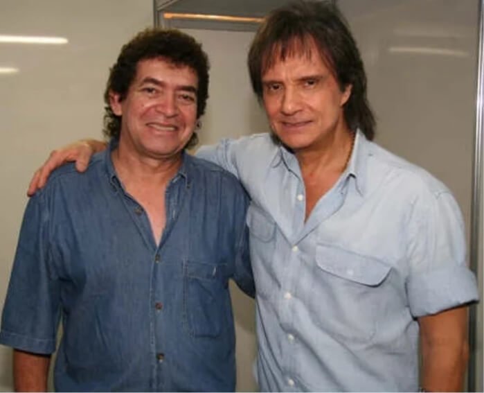 Francisco de Assis Silva e o ídolo Roberto Carlos
