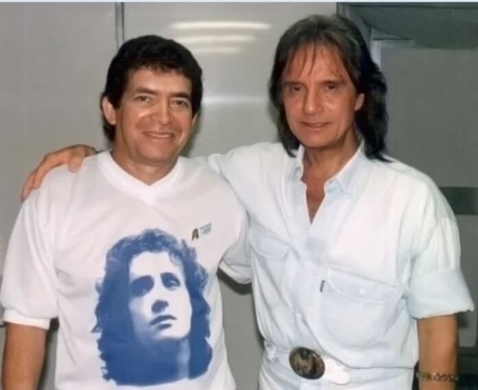 Francisco de Assis Silva e o ídolo Roberto Carlos