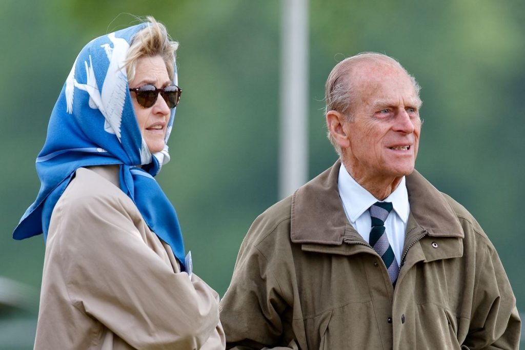 Penelope Knatchbull e príncipe Philip