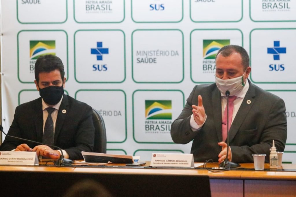 Raphael Câmara e Rodrigo Cruz secretários do Ministério da Saúde