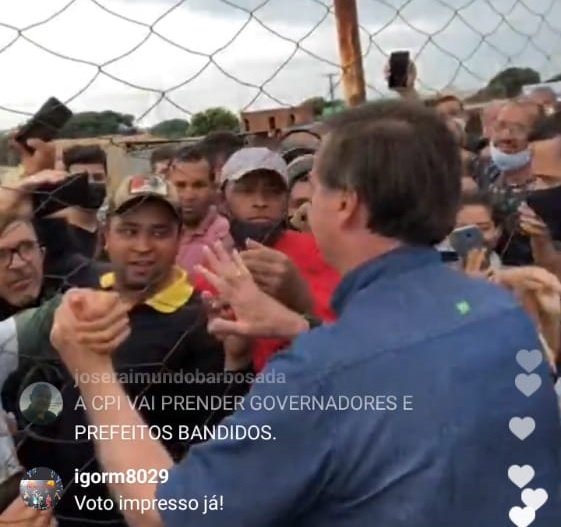 goias bolsonaro causa aglomeração em goianpaoilis