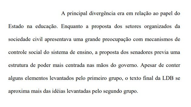 Trecho da dissertação de mestrado da nova presidente da Capes, Cláudia Mansani Queda de Toledo, de 2008