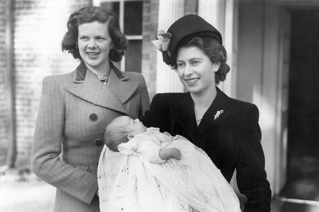 Rainha Elizabeth e afilhada