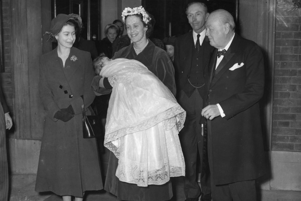 Rainha Elizabeth e afilhada