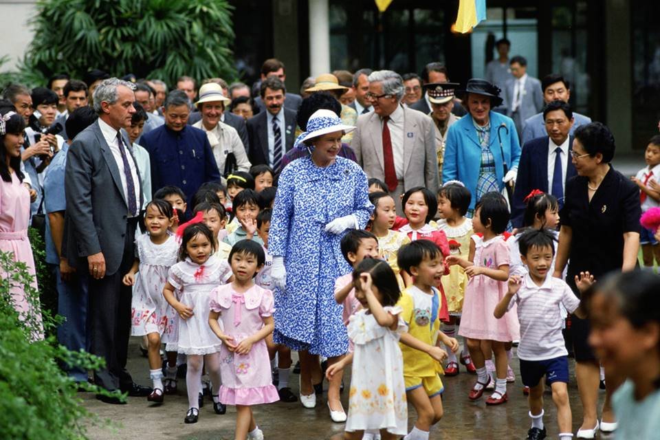 Rainha Elizabeth na China