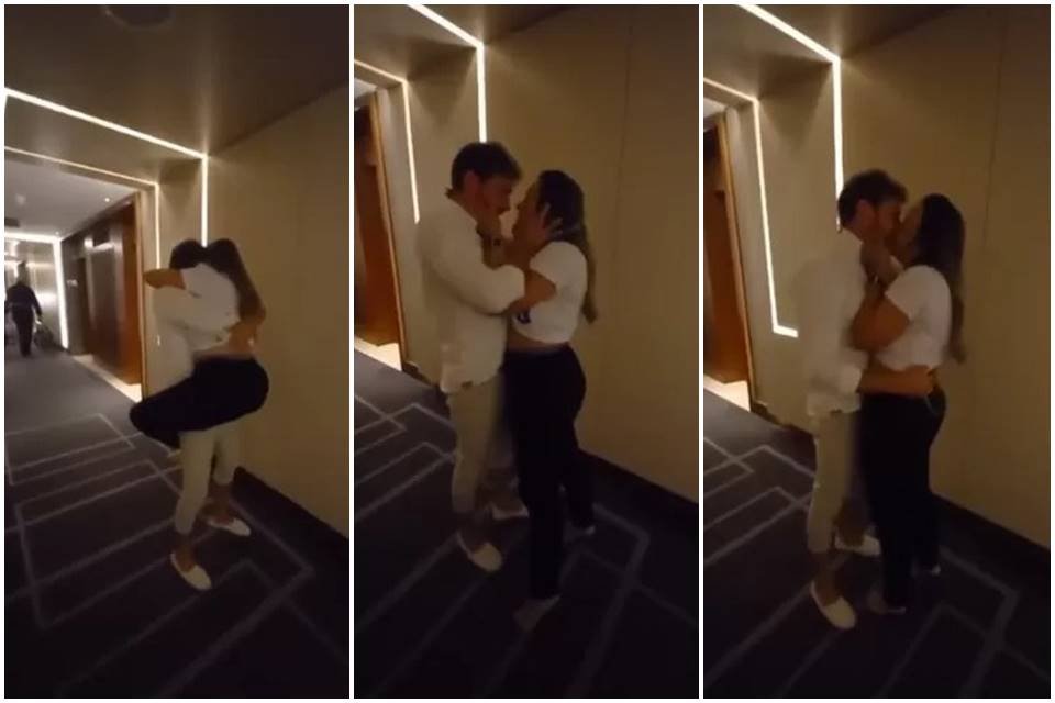 Caio e a esposa Waléria