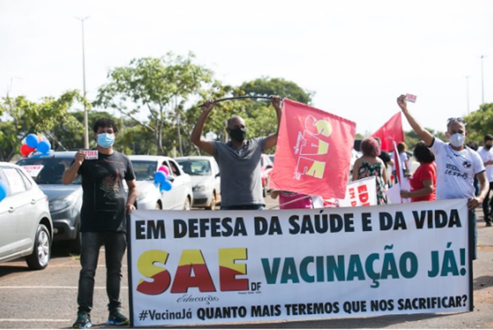 professores protestando