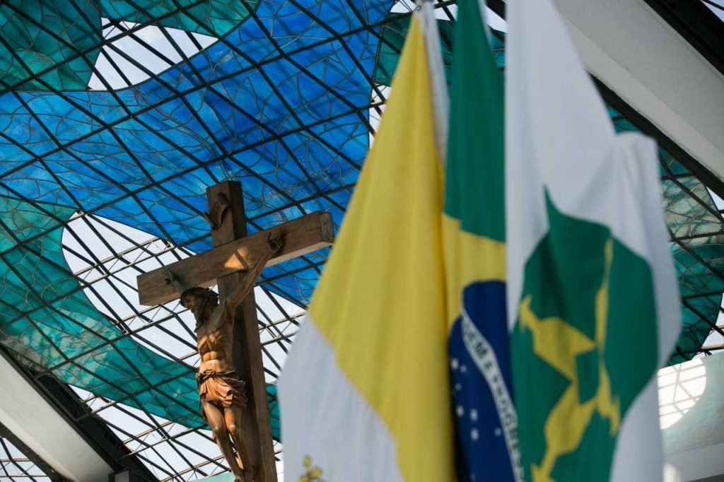 aniversario de brasilia missa 61 com o governador ibaneis e familia 5