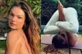 Isis Valverde pratica yoga