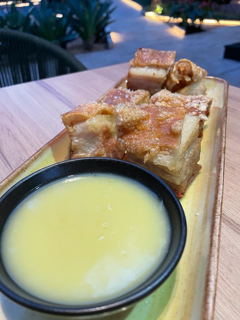 Torresmo de panceta do Mayer Sabores do Brasil
