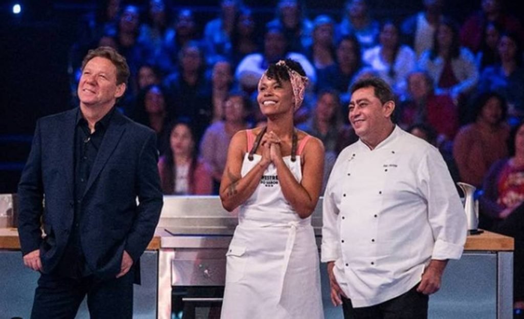 Batista, Claude Troigois com a chef Lili Almeida no Mestre do Sabor