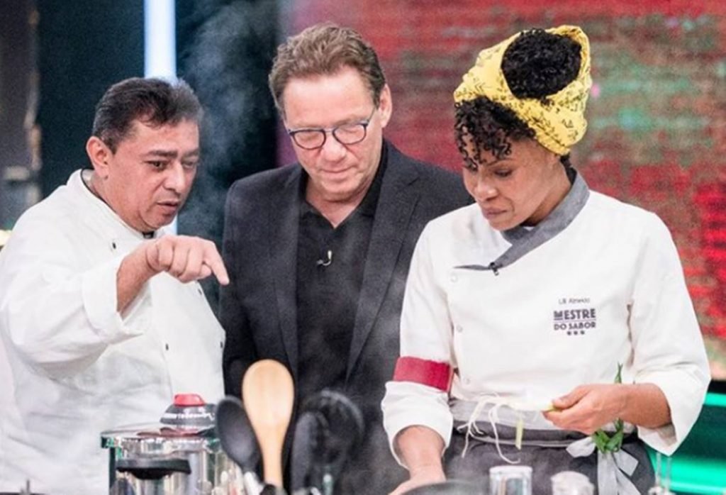 Batista, Claude Troigois com a chef Lili Almeida no Mestre do Sabor