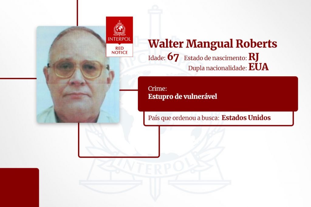 Walter Mangual Roberts - lista de brasileiros na Interpol