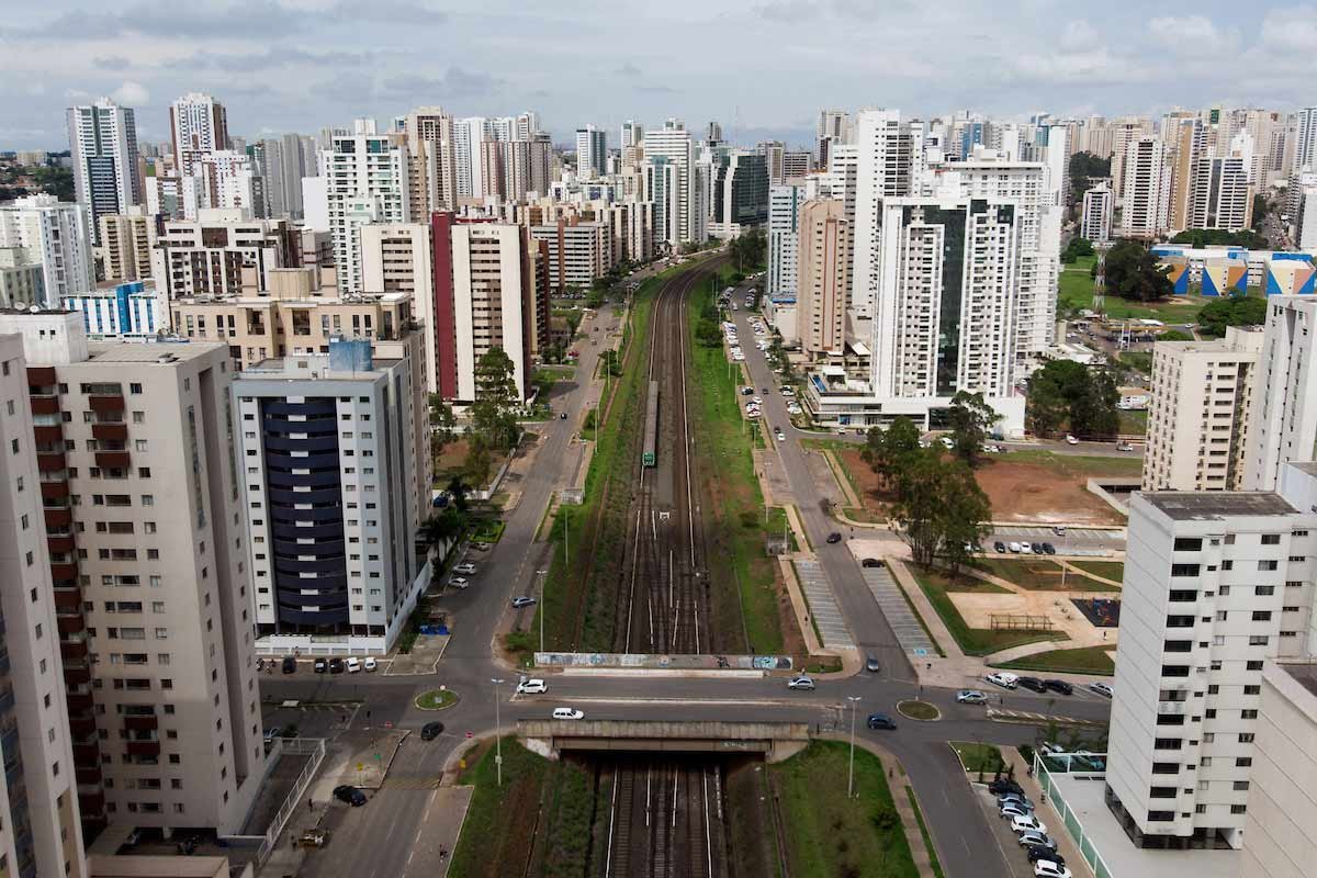 Metrô em Águas Claras