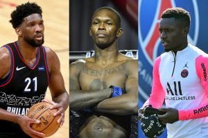 Joel Embiid, Israel Adesanya e Idrissa Gueye