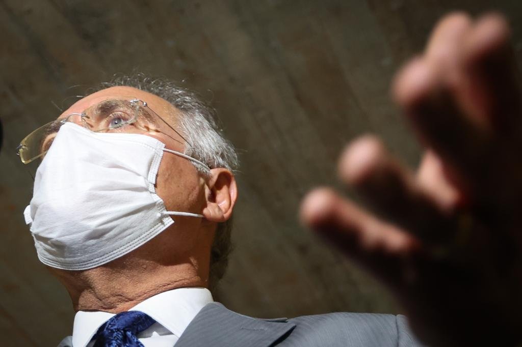 Relator da CPI da COVID, Renan Calheiros, após primeira reunião da Comissão 5