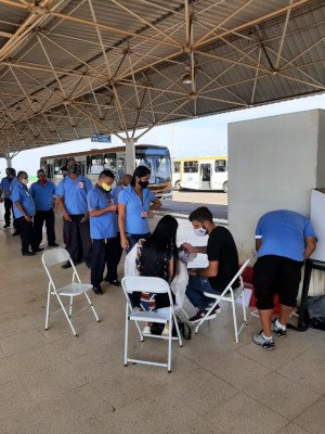 fila de votação