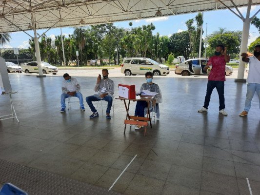 fila de votação