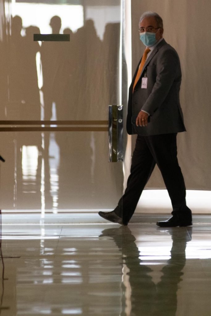 Marcelo Queiroga durante reunião do Comitê de Enfrentamento à Covid no Planalto6