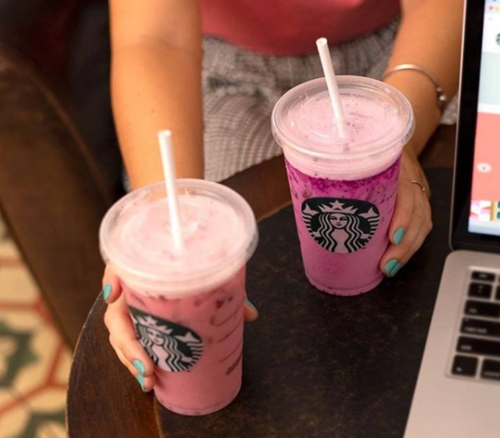 Violet drink e dragon drink