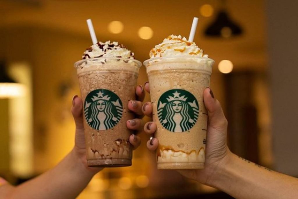 Triplo mocha e Ultra Caramelo da Starbucks em brinde