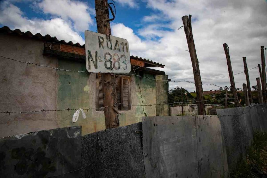 Casa da menina Ketelen Vitria Oliveira da Rocha, de 6 anos, espancada e morta em Porto Real, no Rio