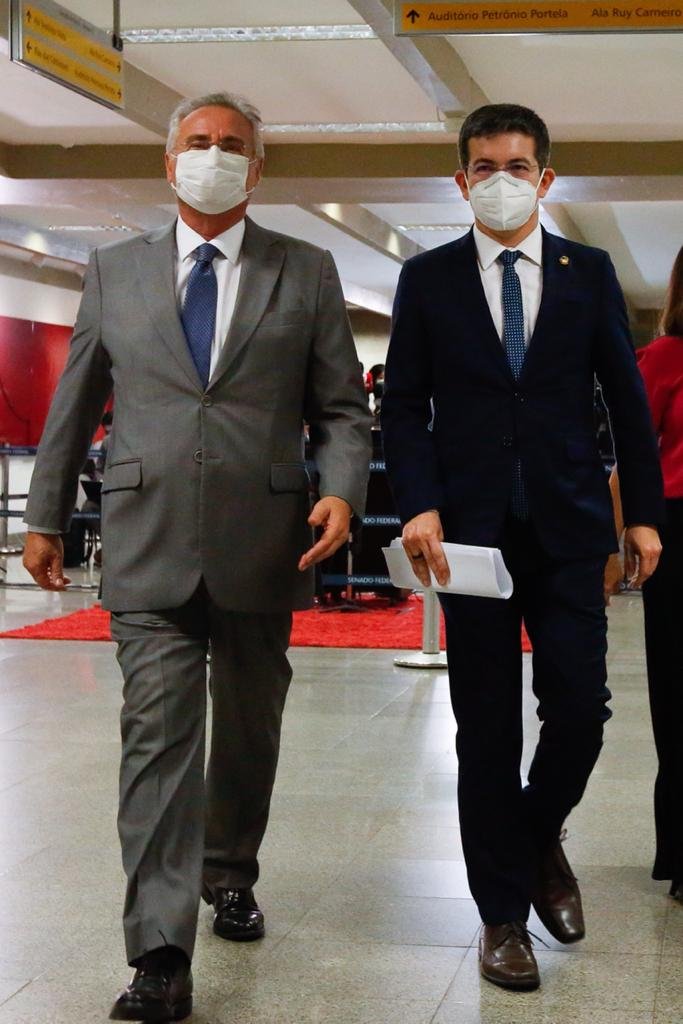 Randolfe Rodrigues e Renan Calheiros