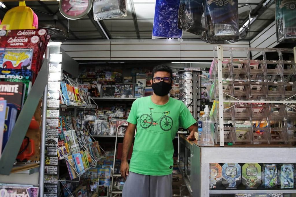 Leonardo Pedroso, homem de 30 anos, jornaleiro de Araraquara