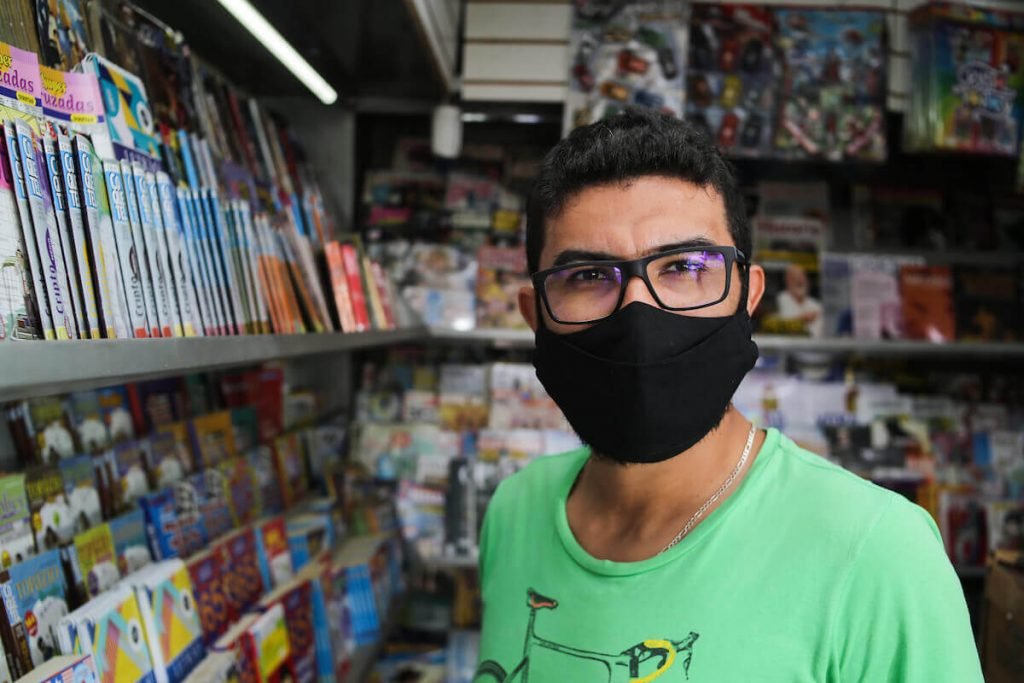 Leonardo Pedroso, homem de 30 anos, jornaleiro de Araraquara