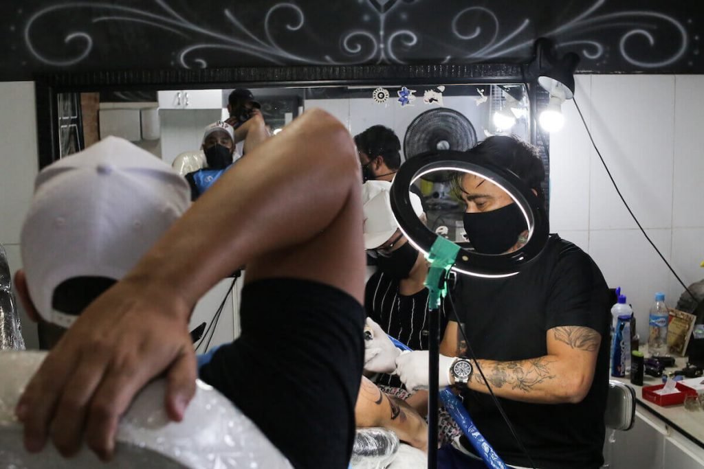 Roger André, 37 anos, tatuador de Araraquara