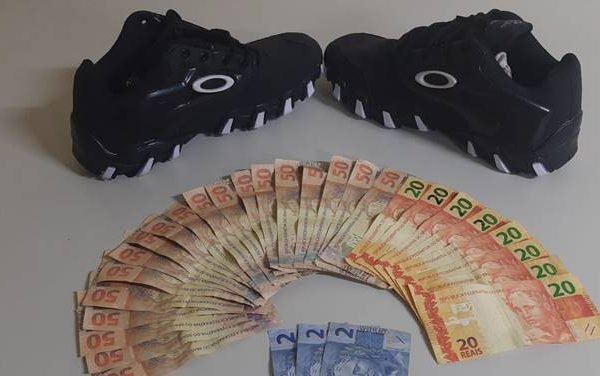 PMDF prendeu homem que usou dinheiro do auxílio emergencial para comprar notas falsa