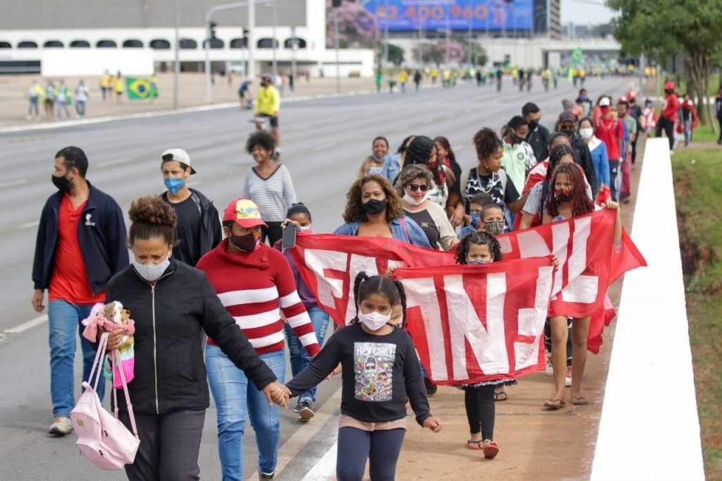Protesto na Esplanada
