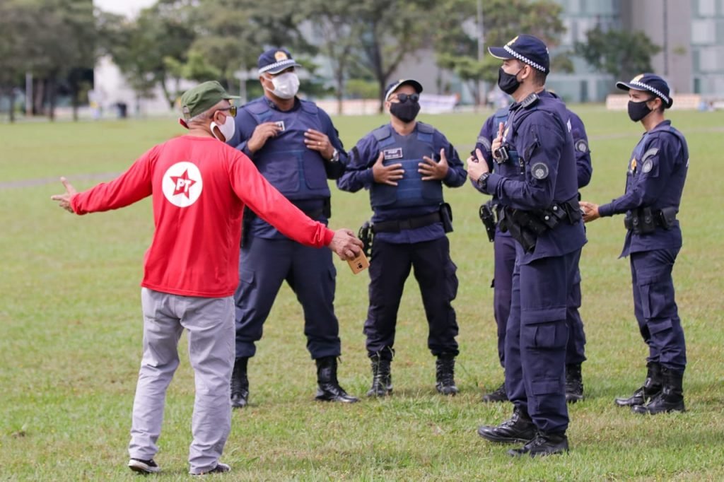 Protesto na Esplanada