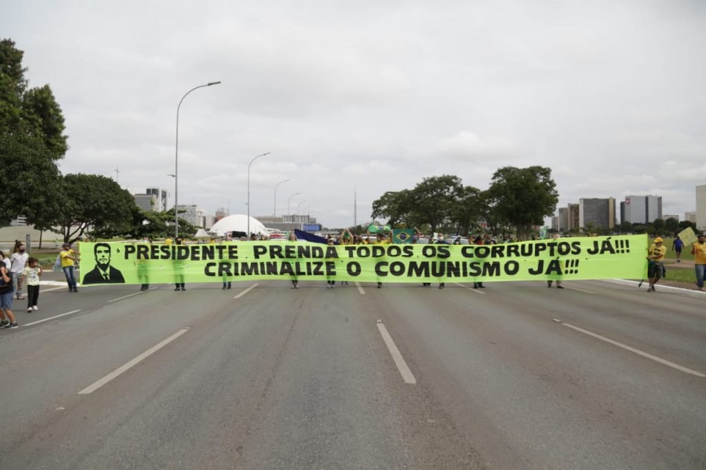 Protesto na Esplanada