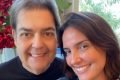 Faustao e Luciana Cardoso, sua esposa