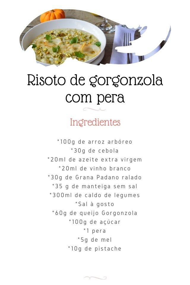 Risoto de gorgonzola com pera (1)