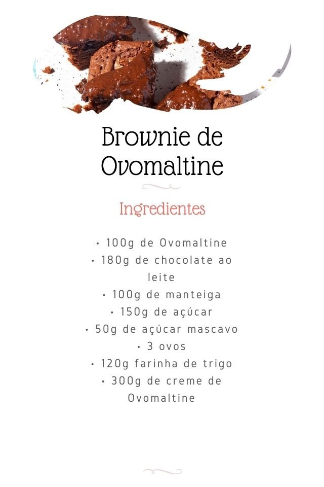 Brownie de Ovomaltine