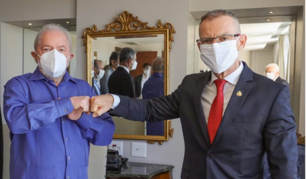 Lula e o senador Fabiano Contarato