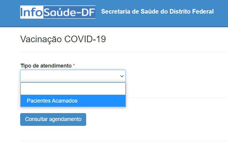 Site de agendamento