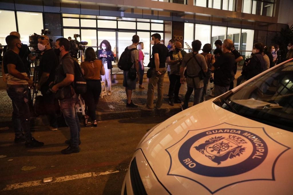 Fachada do Hospital Copa Star, no Rio de Janeiro, onde está internado o humorista Paulo Gustavo desde o dia 13 de março com um quadro de Covid-19