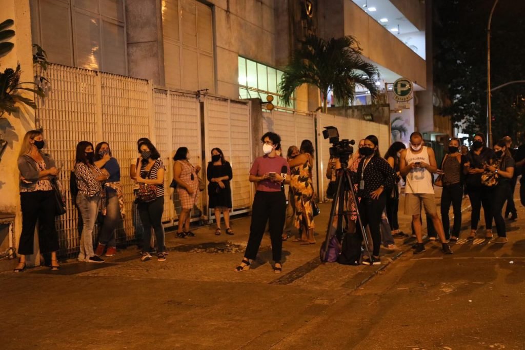 Fachada do Hospital Copa Star, no Rio de Janeiro, onde está internado o humorista Paulo Gustavo desde o dia 13 de março com um quadro de Covid-19