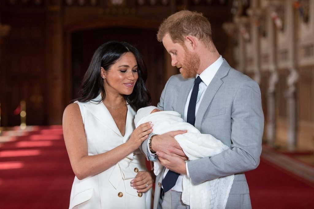 Meghan Merkel and Prince Harry with Archie