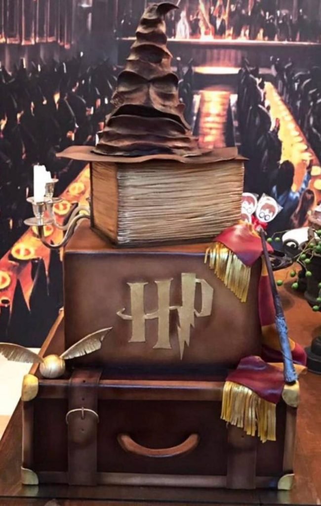Bolo decorado de Harry Potter