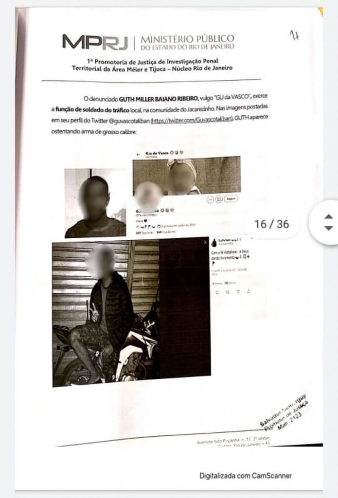 Documentos de operação no Jacarezinho foram apreendidoa com traficantes durante a ação policial
