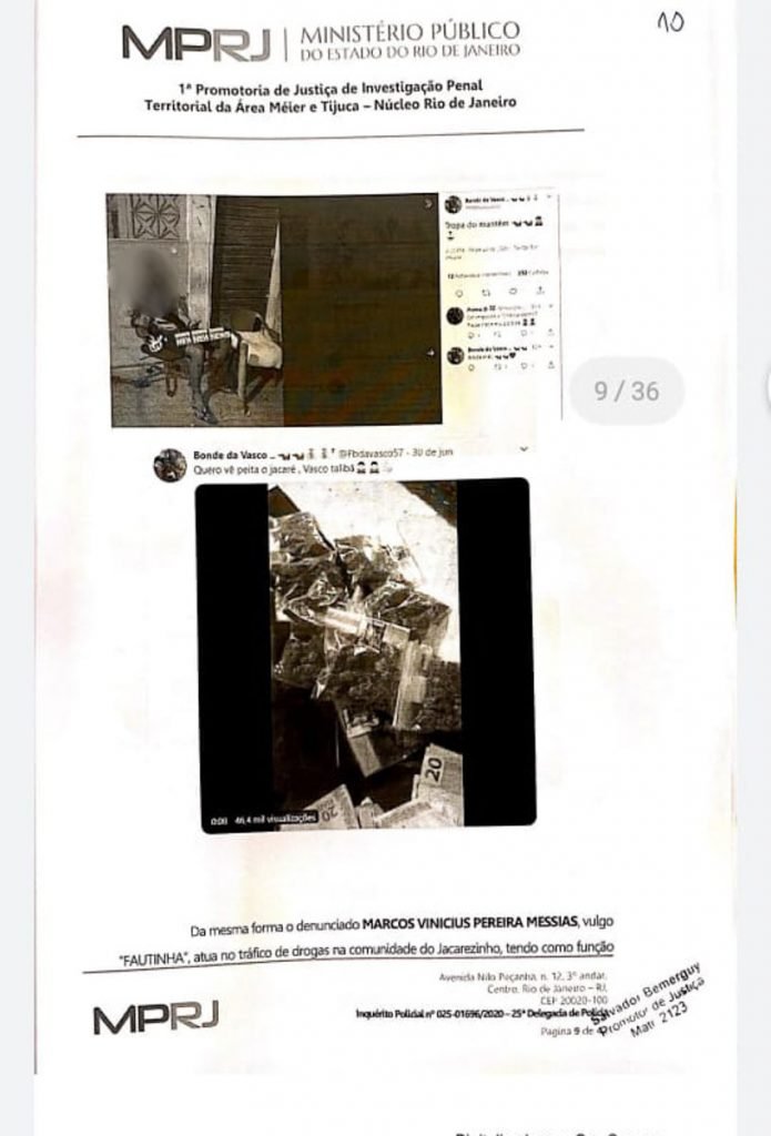 Documentos de operação no Jacarezinho foram apreendidoa com traficantes durante a ação policial