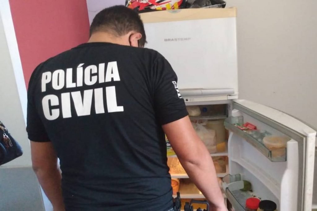 Polícia encontra até mosca congelada entre produtos de fábrica clandestina de paste em goiânia