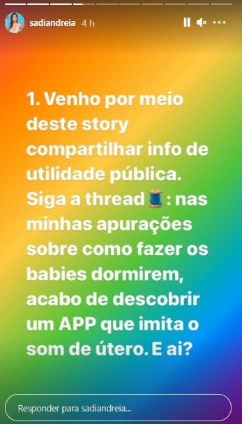 Andreia Sadi dica
