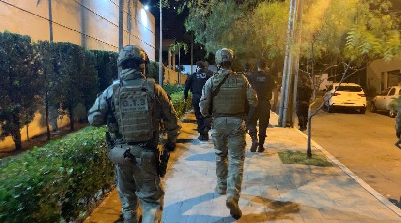 Operação contra esquema de extorsão em Goiás