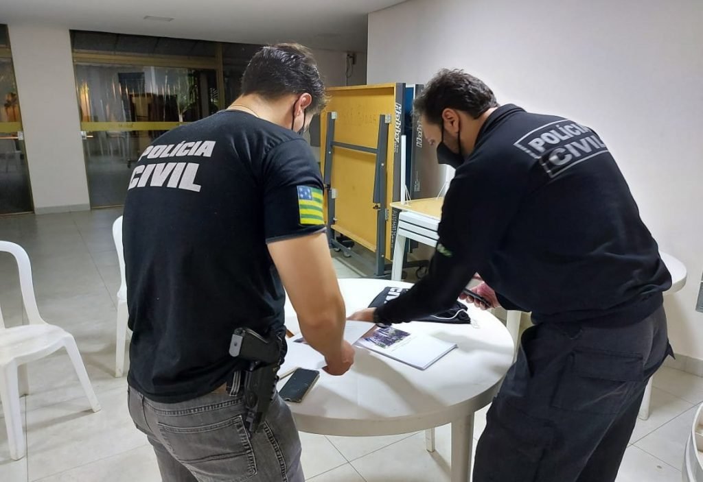 Operação contra esquema de extorsão em Goiás