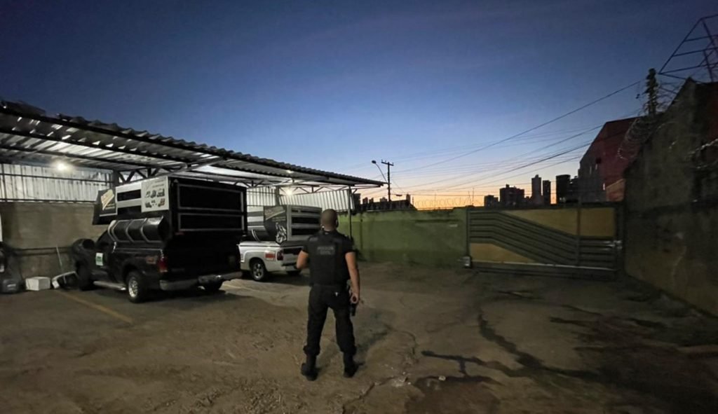 Operação contra esquema de extorsão em Goiás